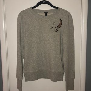 J.Crew Celestial Patch Sweatshirt